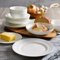 White Bone China 16-pc. Dinnerware Set
