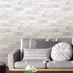 White Brick Peel & Stick Wallpaper