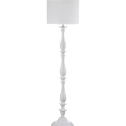 White Candlestick Bessie Floor Lamp