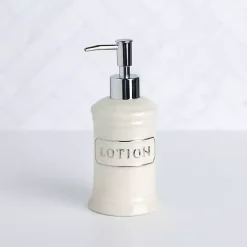 White Ceramic Lotion Dispenser