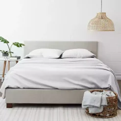 White Chambray 4-pc. Full Bed Sheet Set