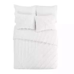 White Chenille Line 3-pc. Full/Queen Comforter Set