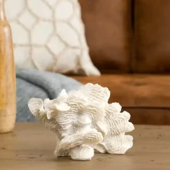 White Coral Fan Statue