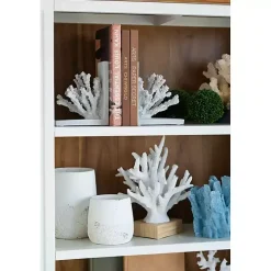 White Coral Statue on Base, 12 in.