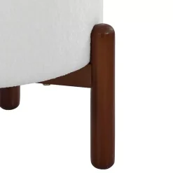 White Daniella Storage Ottoman