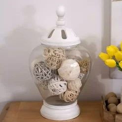 White Dried Orb Bag