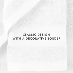 White Essential Cotton Bath Towels, Set of 4