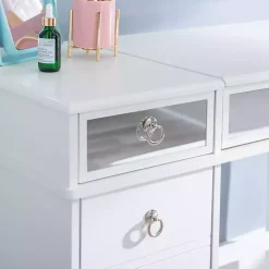 White Eva Mirrored 2-pc. Vanity Set