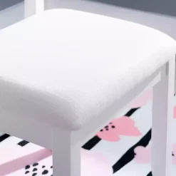 White Eva Mirrored 2-pc. Vanity Set