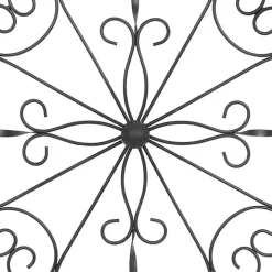 White Farmhouse Abstract Wall Plaque