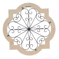 White Farmhouse Abstract Wall Plaque