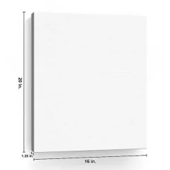 White Floral Stem Canvas Art Prints, Set of 2