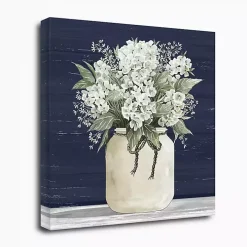 White Flowers II Giclee Canvas Print, 30x30 in.