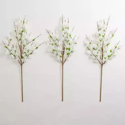 White Forsythia Stems, Set of 3