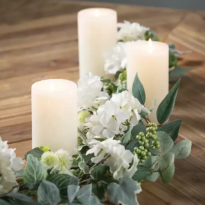 White Hydrangea Garland