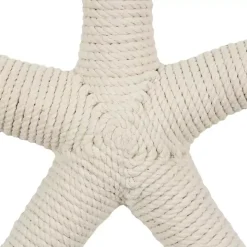 White Jute Starfish Wall Plaque