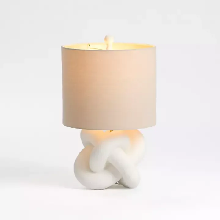 White Knot Table Lamp