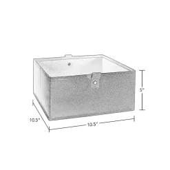 White Ladder Shelf with Cubby, 13 in.