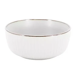 White Leo Stoneware 16-pc. Dinnerware Set