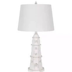 White Lighthouse Table Lamp