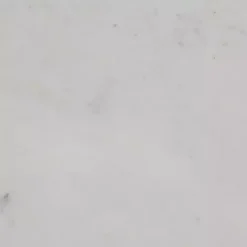 White Marble and Gold Cylinder Accent Table