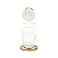 White Metal Lighthouse Lantern, 15 in.