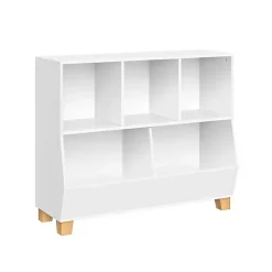 White Multi Cubby Organizer Bookshelf