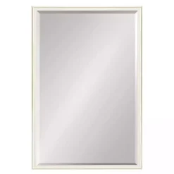 White Oakhurst Rectangle Wall Mirror, 36 in.