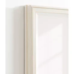 White Oakhurst Rectangle Wall Mirror, 36 in.