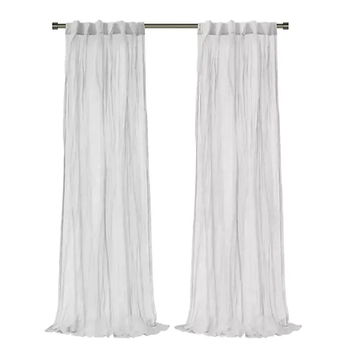 White Paloma Curtain Panel, 84 in.
