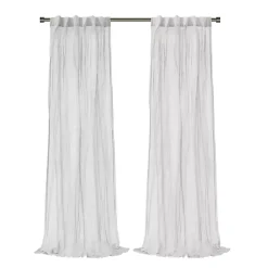 White Paloma Curtain Panel, 95 in.