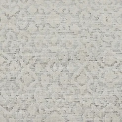 White Patterned Upholstered Swivel Glider Chair