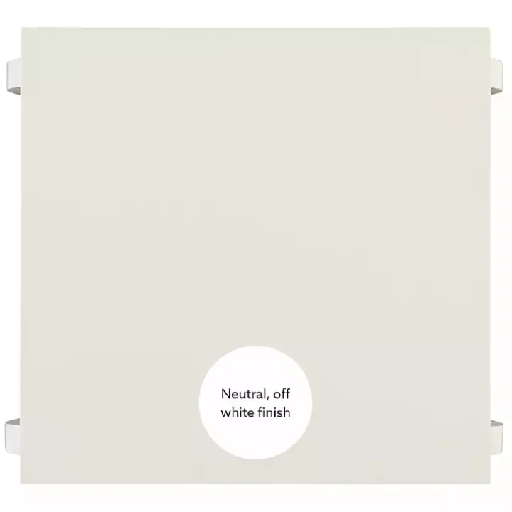 White Prismatic Wood Accent Table