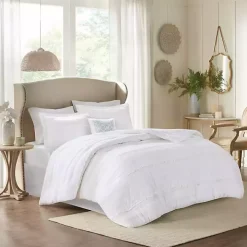 White Quilted King 5-pc. Comforter Set