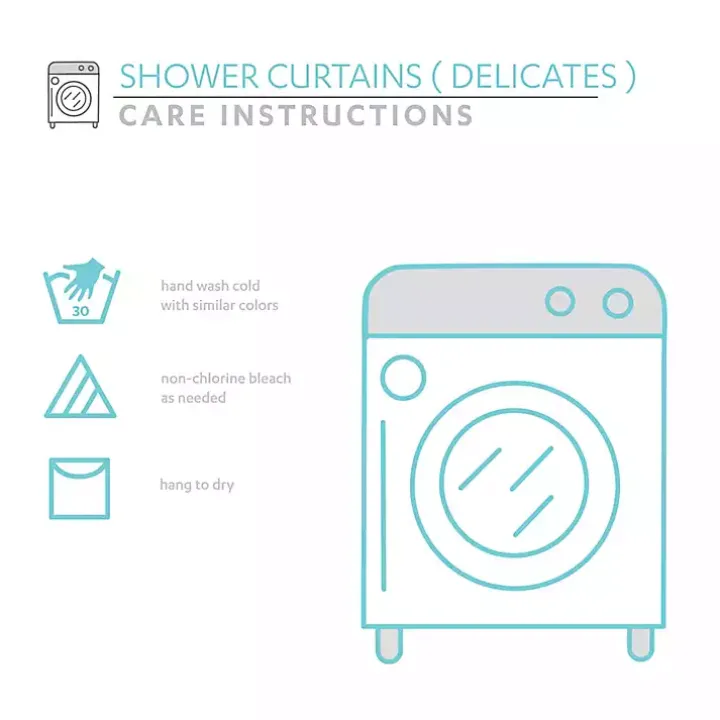 White Riley Cascading Bows Shower Curtain