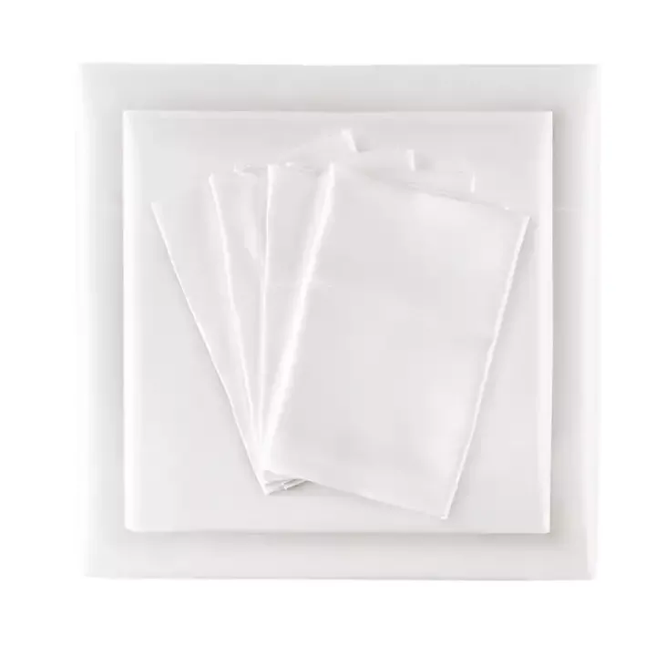White Satin 6-pc. Queen Sheet Set