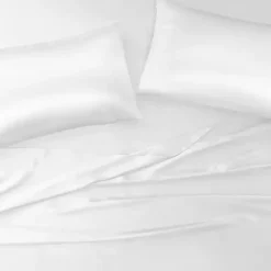 White Satin 6-pc. Queen Sheet Set