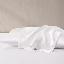 White Satin Standard 2-pc. Pillow Case Set