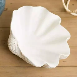 White Seashell Shaped Bowl