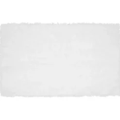 White Shag Washable Area Rug, 3x5