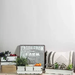 White Slotted Enamel Tray