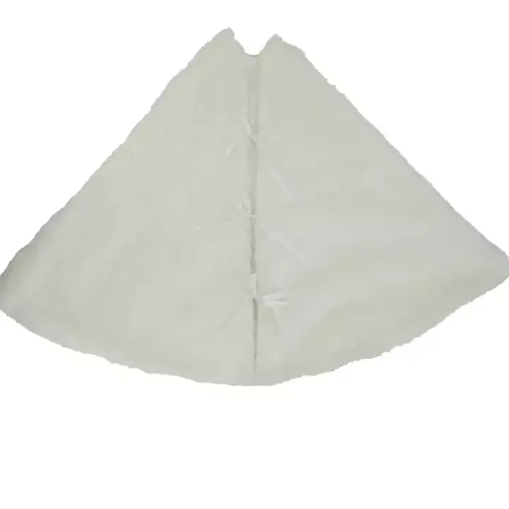 White Snow Fur Tree Skirt