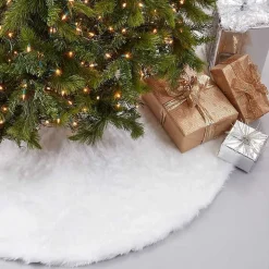 White Snow Fur Tree Skirt