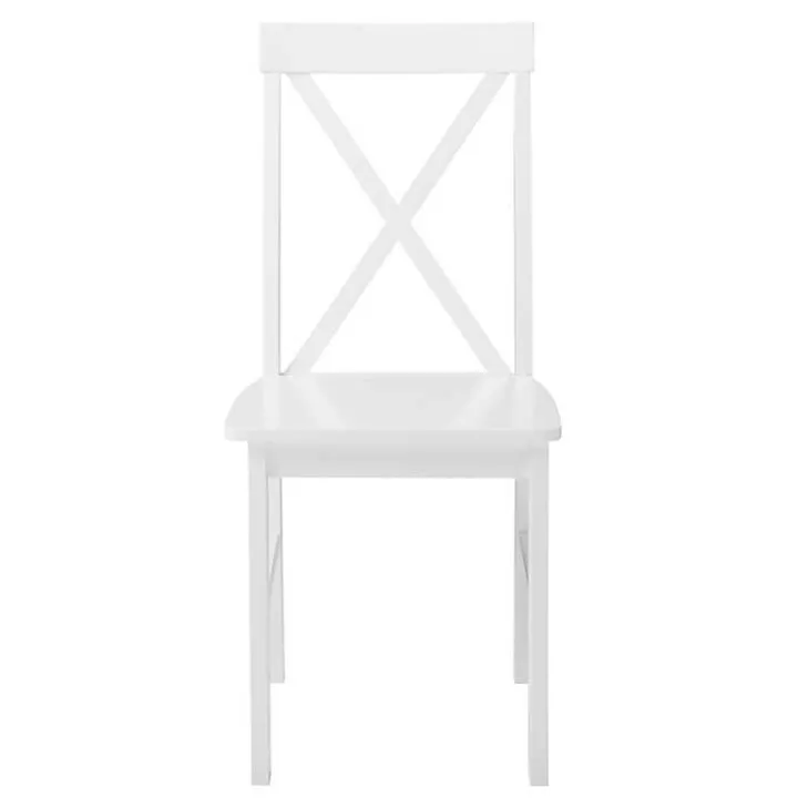 White Solid Wood 5-pc. Dining Set