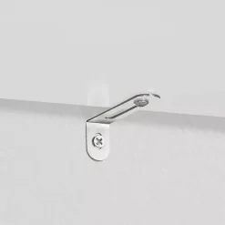 White Storage Tower Bookshelf with 2 Navy Bins