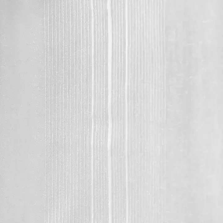 White Stripe Sheer Curtain Panel Set, 108 in.