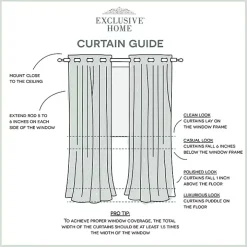White Stripe Sheer Curtain Panel Set, 108 in.