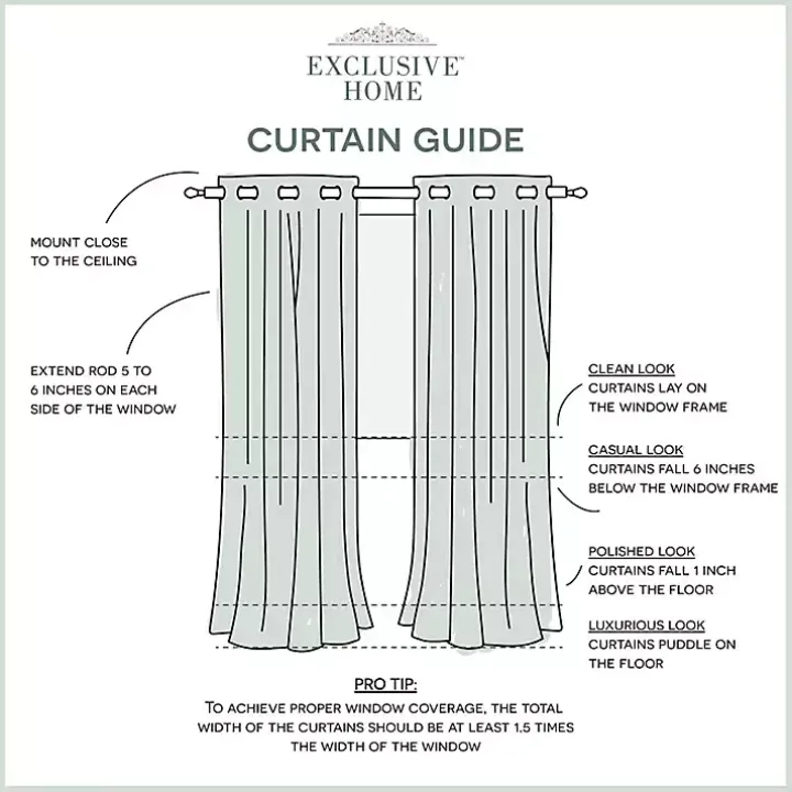 White Stripe Sheer Curtain Panel Set, 108 in.