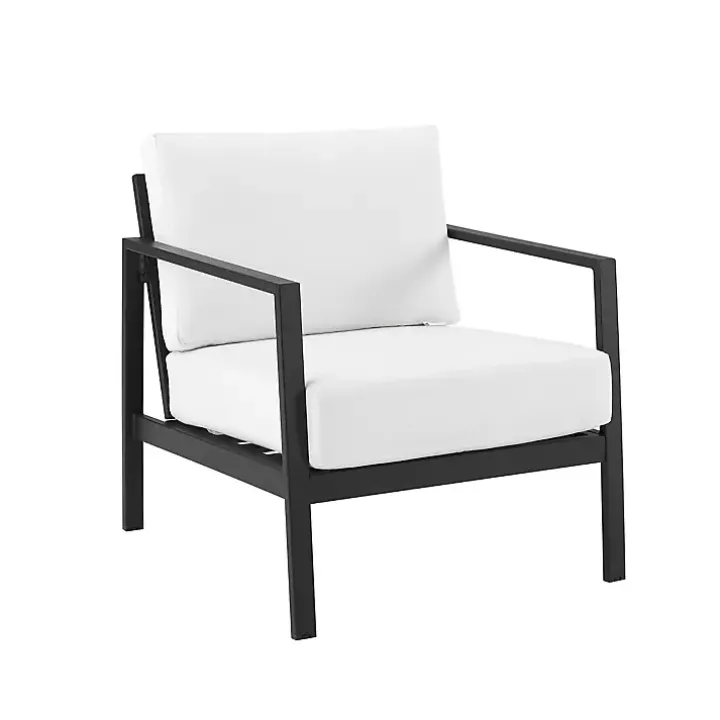 White Sunbrella Cushions Holland Outdoor Chair