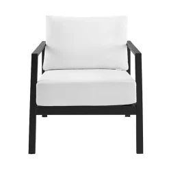 White Sunbrella Cushions Holland Outdoor Chair